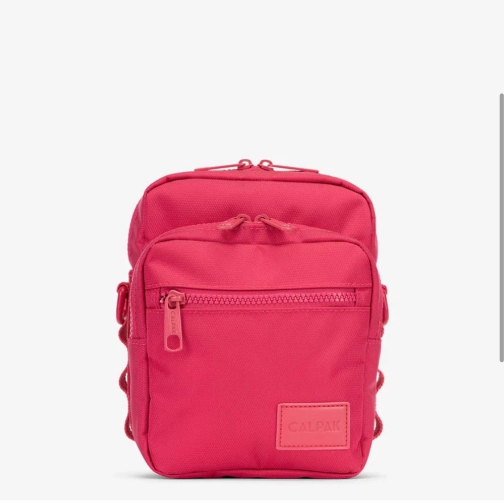 Calpak Stevyn Mini Crossbody bag in DragonFruit